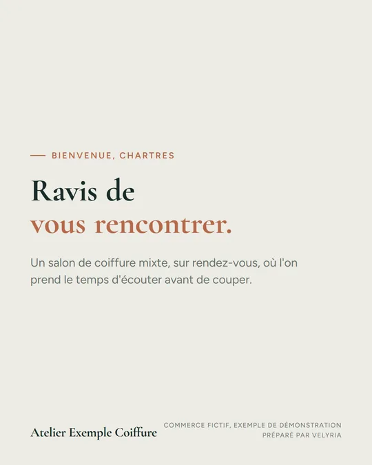 Ravis de vous rencontrer.