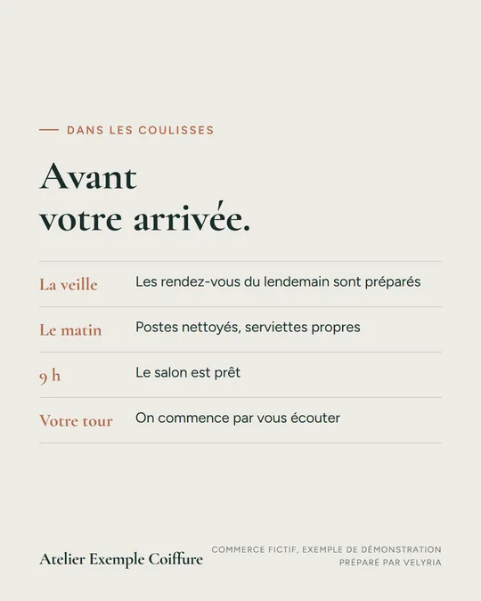 Avant votre arrivée.