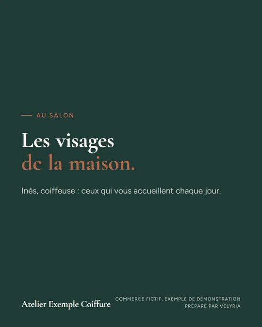 Les visages de la maison.