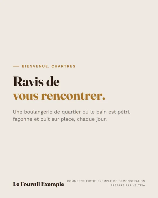 Ravis de vous rencontrer.