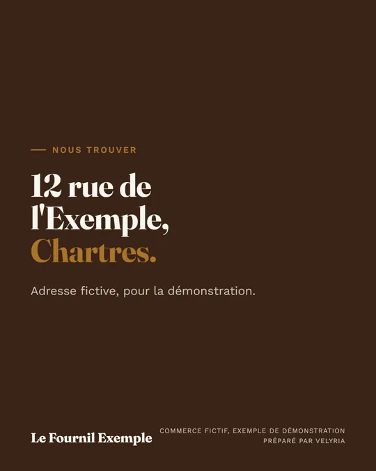 12 rue de l'Exemple, Chartres.