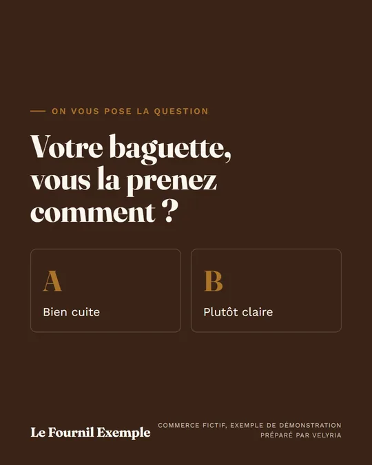 Votre baguette, vous la prenez comment ?
