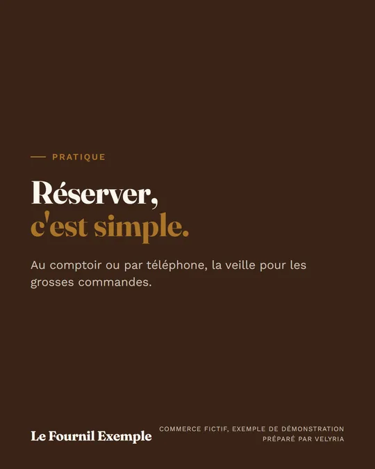 Réserver, c'est simple.