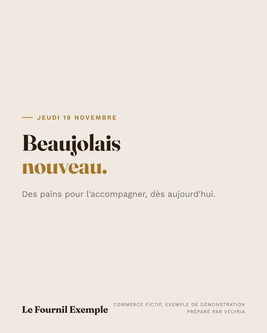 Beaujolais nouveau.
