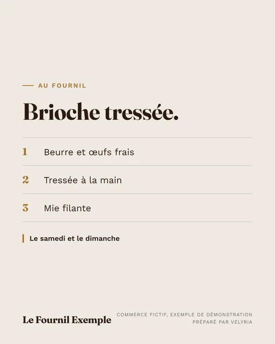Brioche tressée.