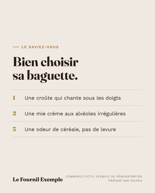 Bien choisir sa baguette.